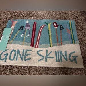 Colorful Skiing Themed Rug 20x30